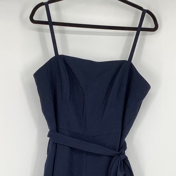NEW! Dessy Collection Size 16 Spaghetti Strap Jumpsuit Midnight $263 msrp J1-15 - Picture 7 of 9